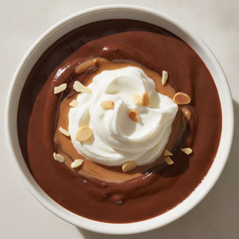 Silky Chocolate Protein Pudding with Greek Yogurt