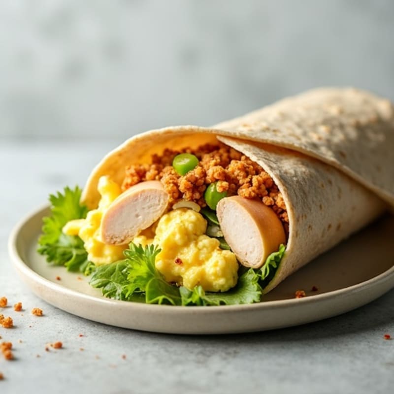 Protein-Packed Greek Yogurt Egg Salad Wrap