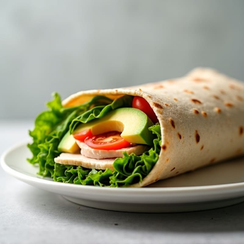 Fresh Turkey Avocado Wrap