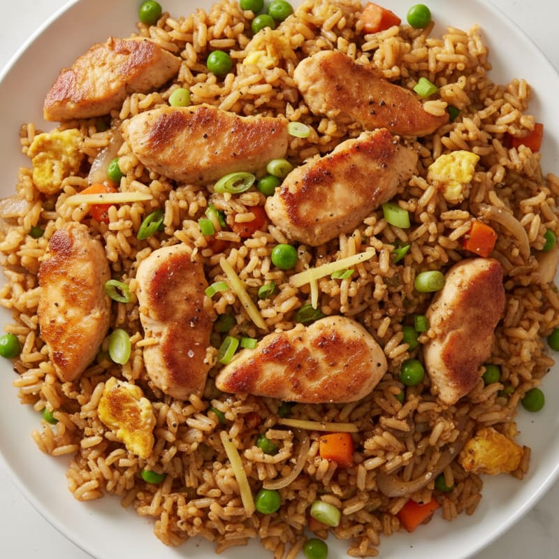 Savory Chicken and Vegetable Fried Rice