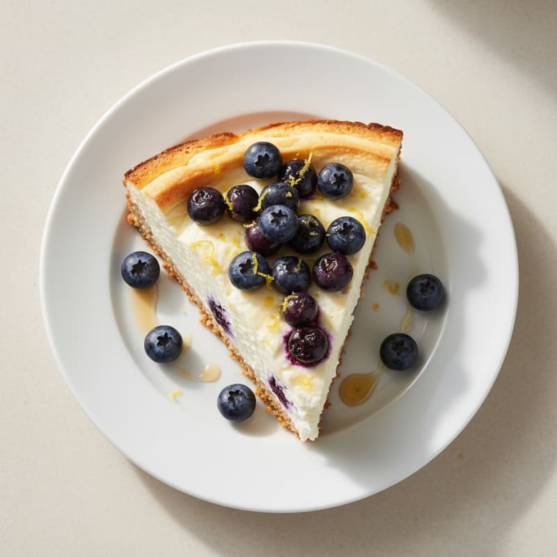 Creamy Greek Yogurt Protein Cheesecake