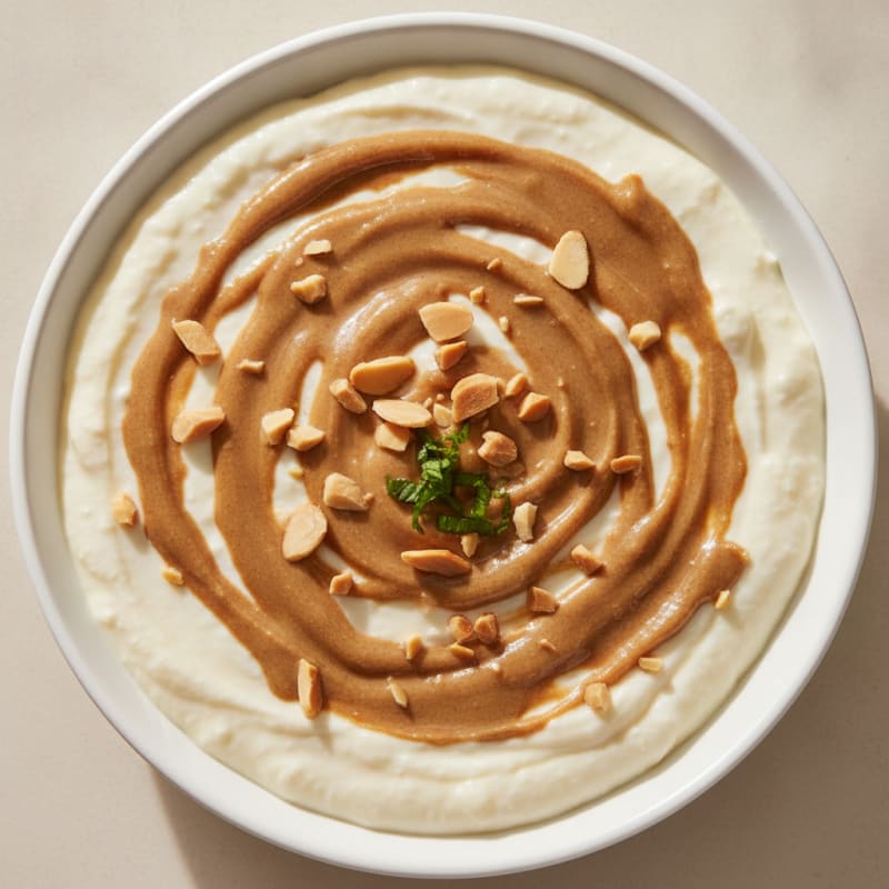 Silky Vanilla Protein Yogurt with Cauliflower Purée