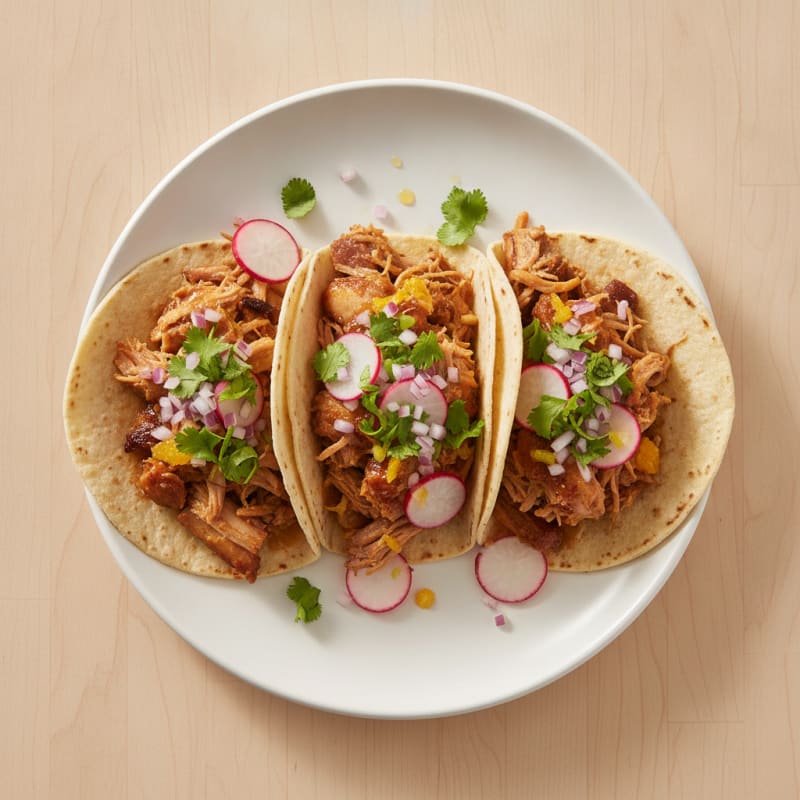 Slow-Cooked Pork Carnitas Tacos
