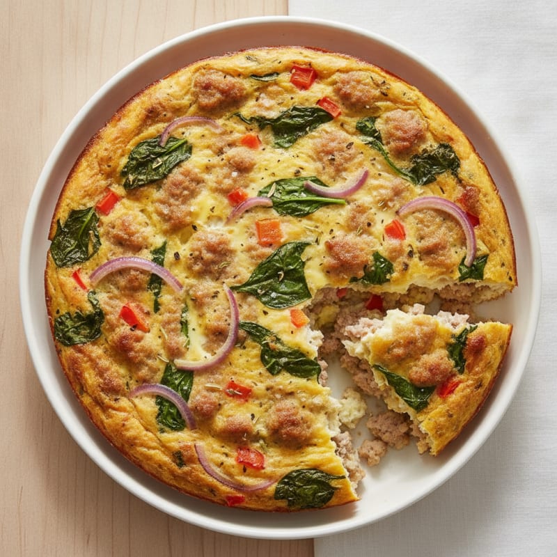 Savory Egg and Turkey Sausage Bake