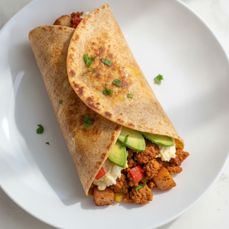 Ultimate Breakfast Burrito with Chorizo and Potatoes