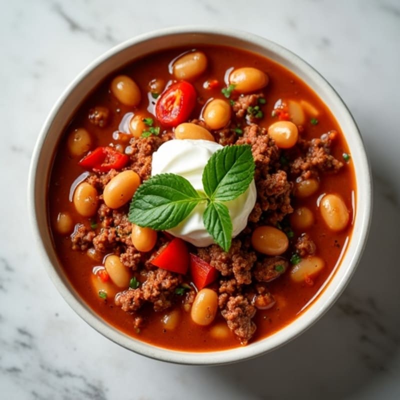 Hearty Lean Beef and Bean Chili