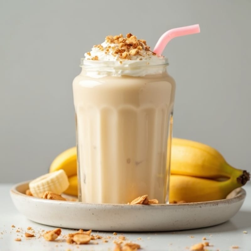 Creamy Vanilla Almond Protein Smoothie