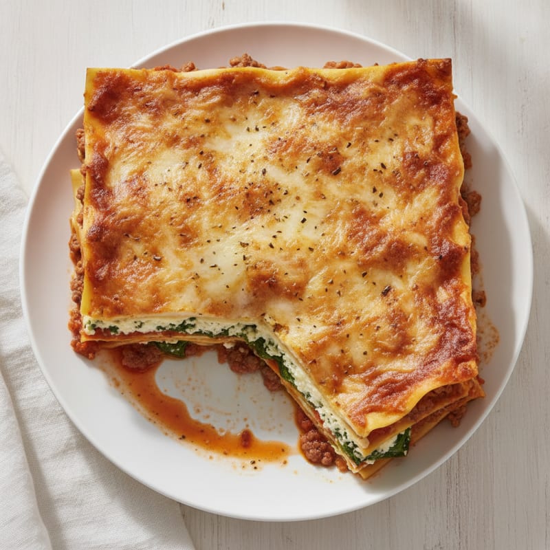 Classic Beef and Ricotta Lasagna Bake