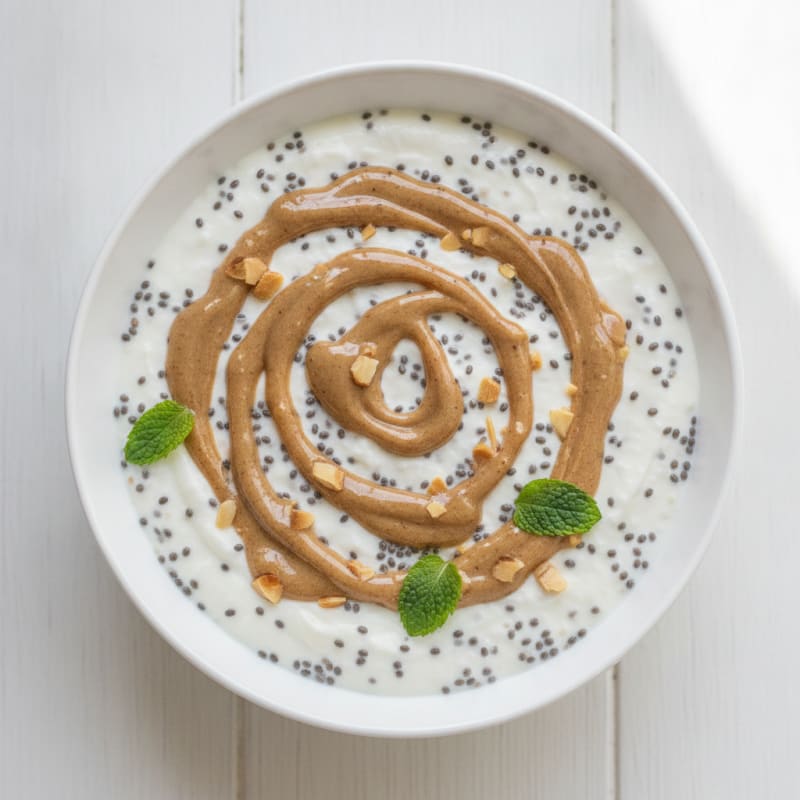 Greek Yogurt Protein Pudding with Chia Seeds