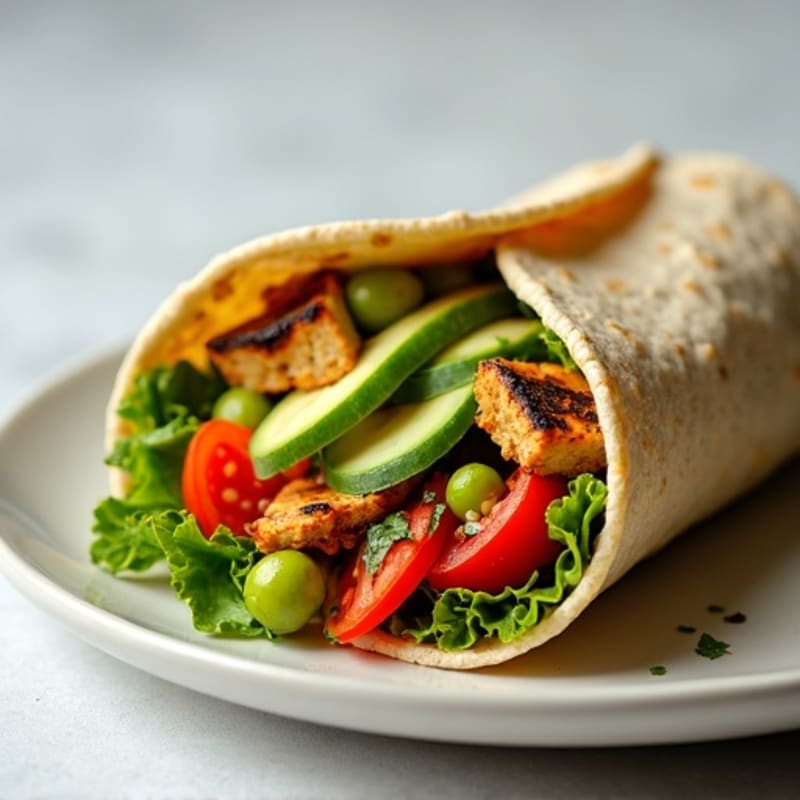 Loaded Garden Veggie Wrap