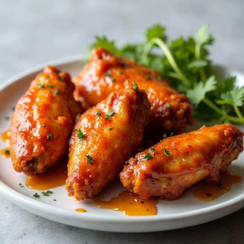 Crispy Honey Glazed Chicken Wings