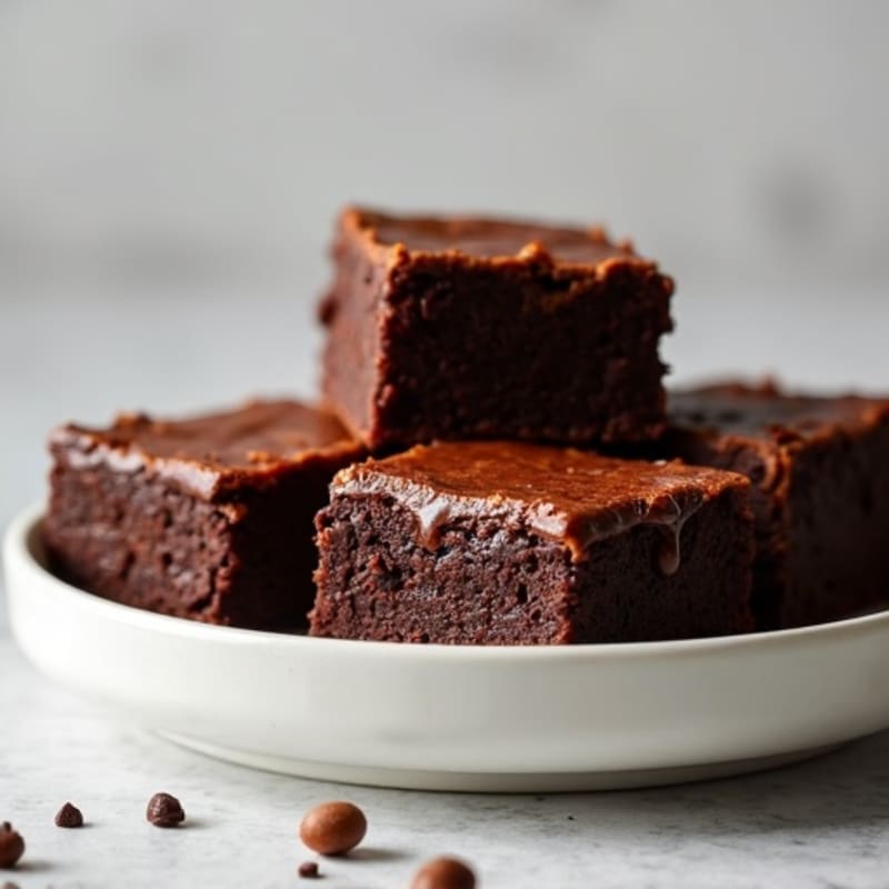Flourless Dark Chocolate Sweet Potato Brownies