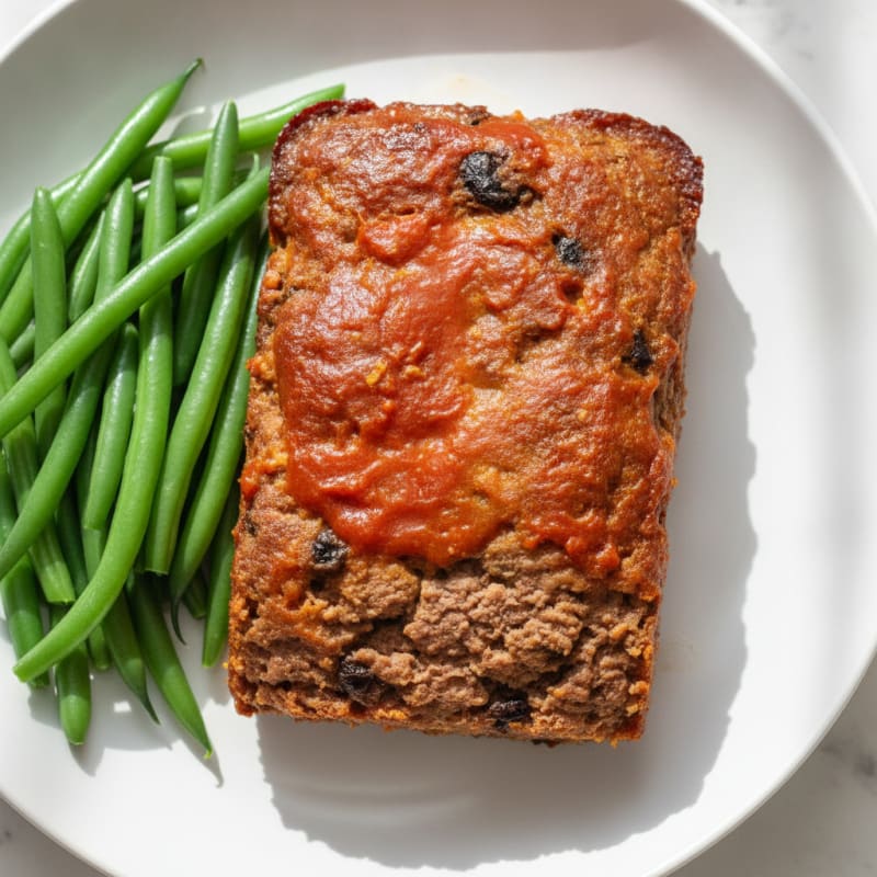 Savory Beef and Mushroom Meatloaf