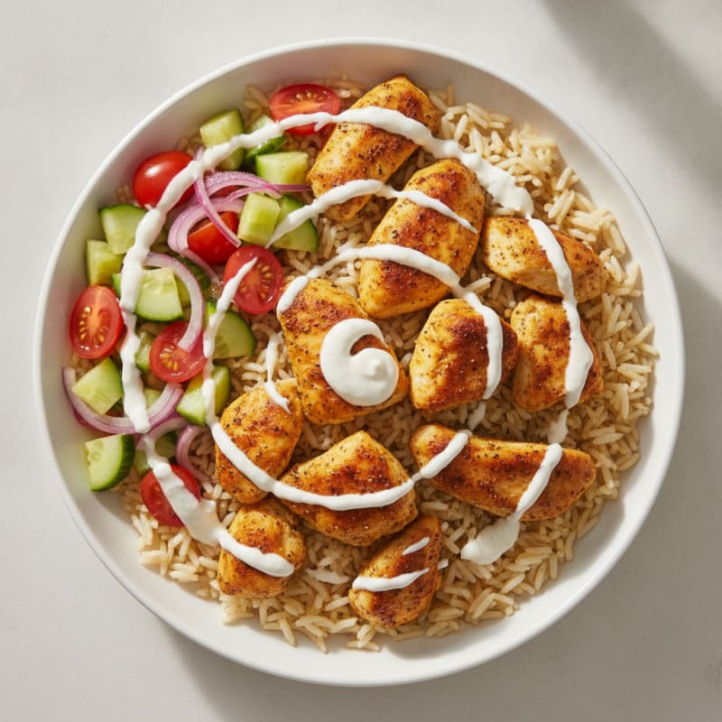 Chicken Shawarma Rice Bowl