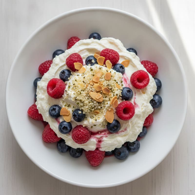 Creamy Greek Yogurt Protein Parfait with Mixed Berries