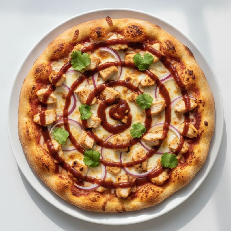 High-Protein BBQ Chicken Pizza