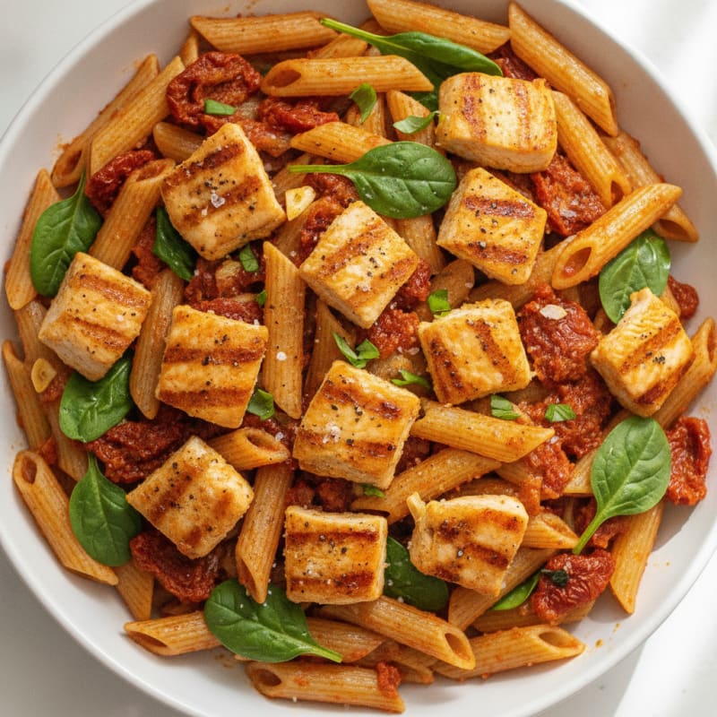 Sun-Dried Tomato Pesto Chicken Penne