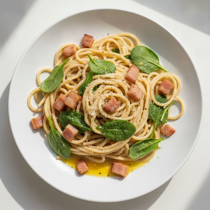 Classic Carbonara with Pancetta and Egg