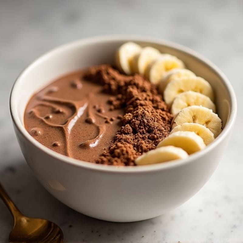 Creamy Chocolate Peanut Butter Protein Bowl