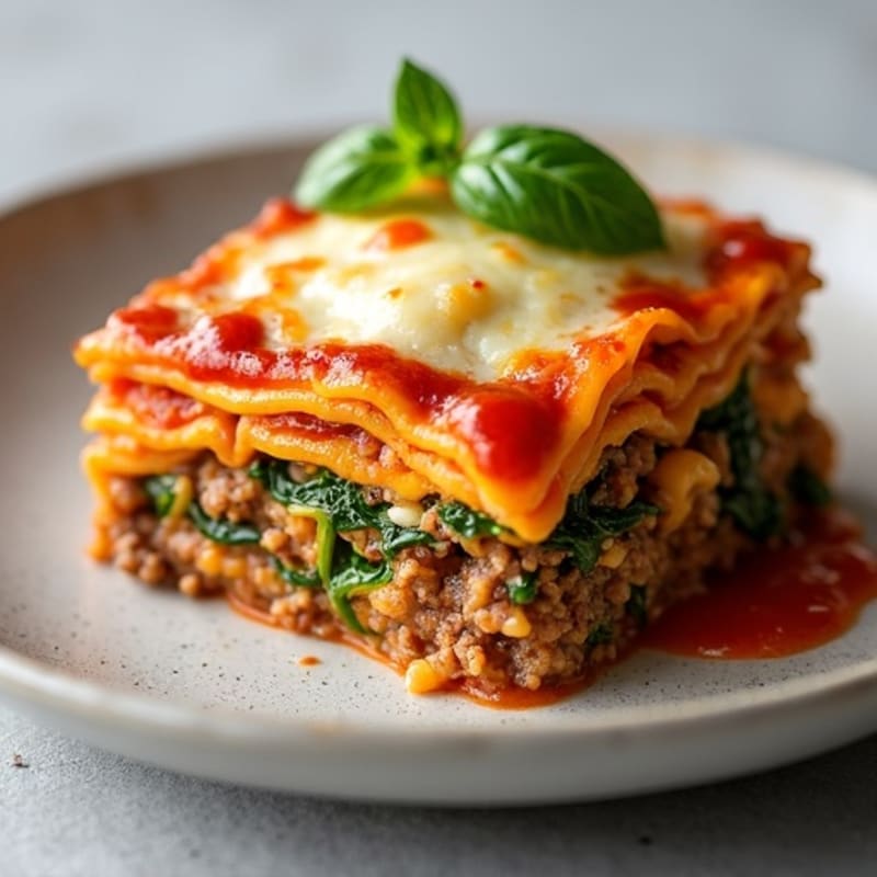 Hearty Lean Beef Lasagna with Creamy Ricotta