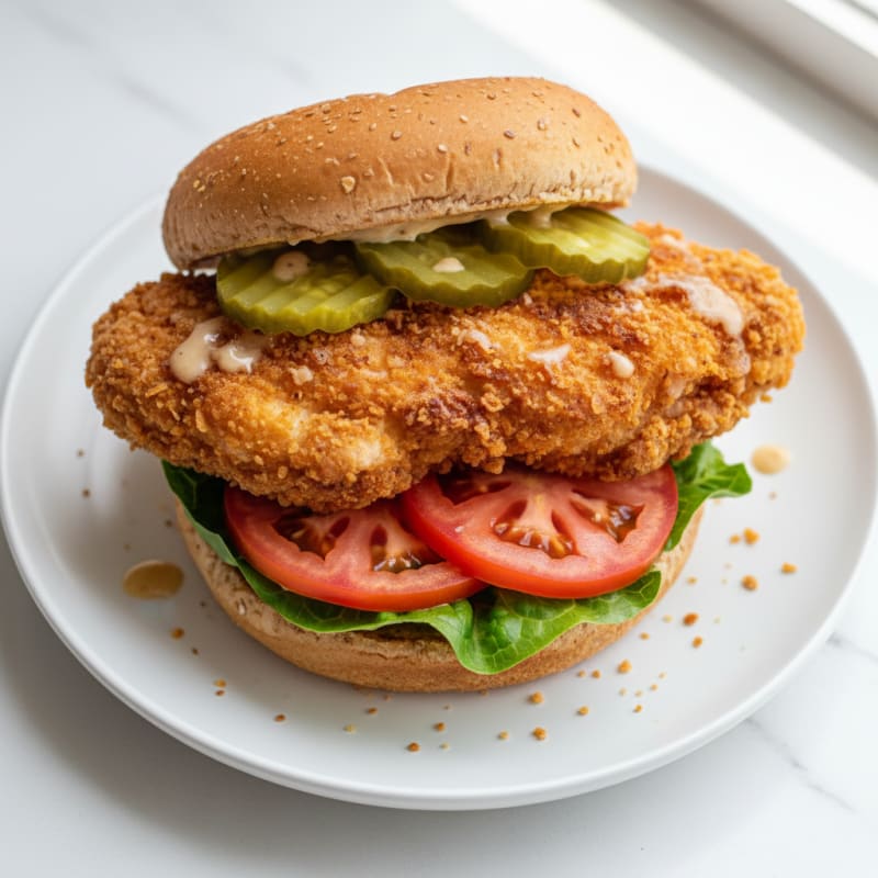 Crispy Buttermilk Fried Chicken Sandwich