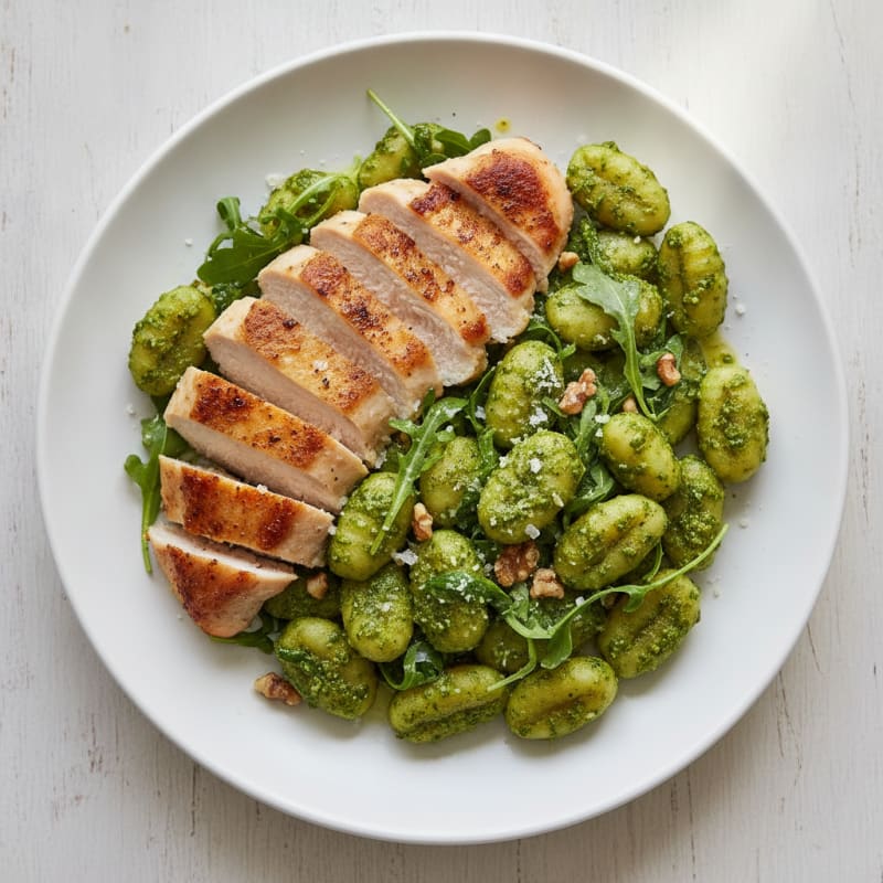 Gnocchi with Arugula Pesto
