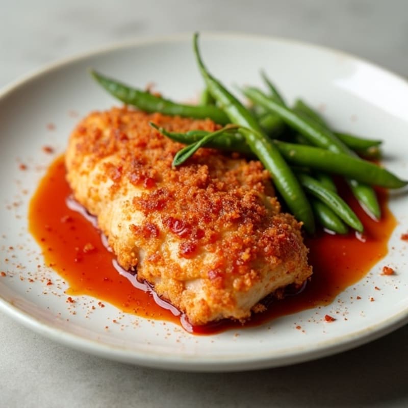 Crispy Baked Chicken with Sweet and Spicy Chili Garlic Sauce