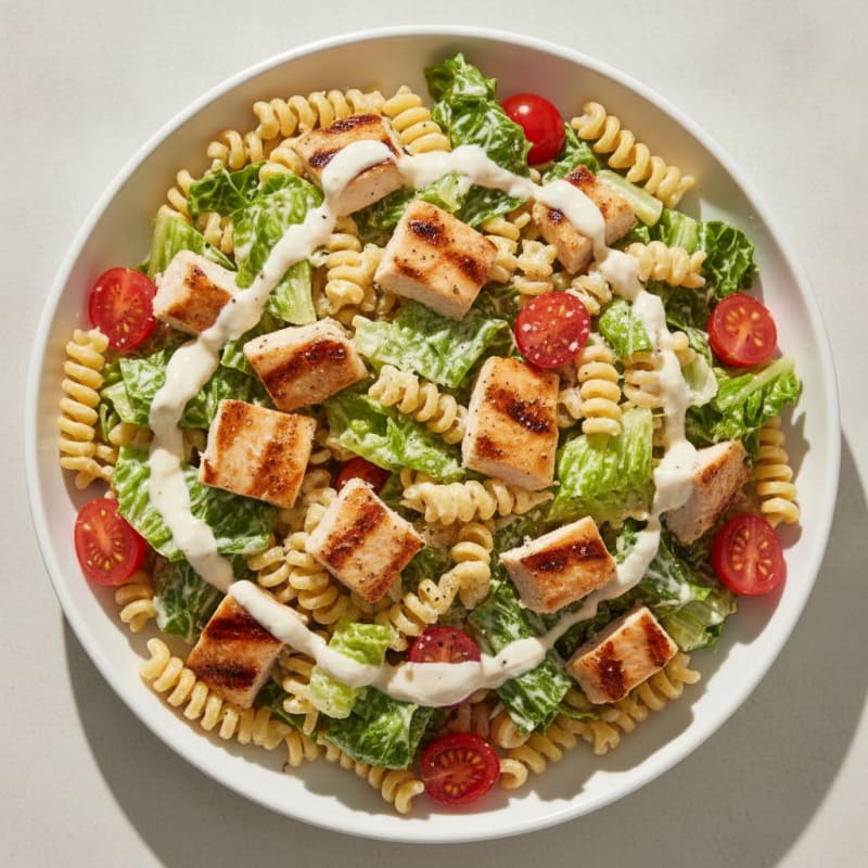 Chicken Caesar Pasta Salad