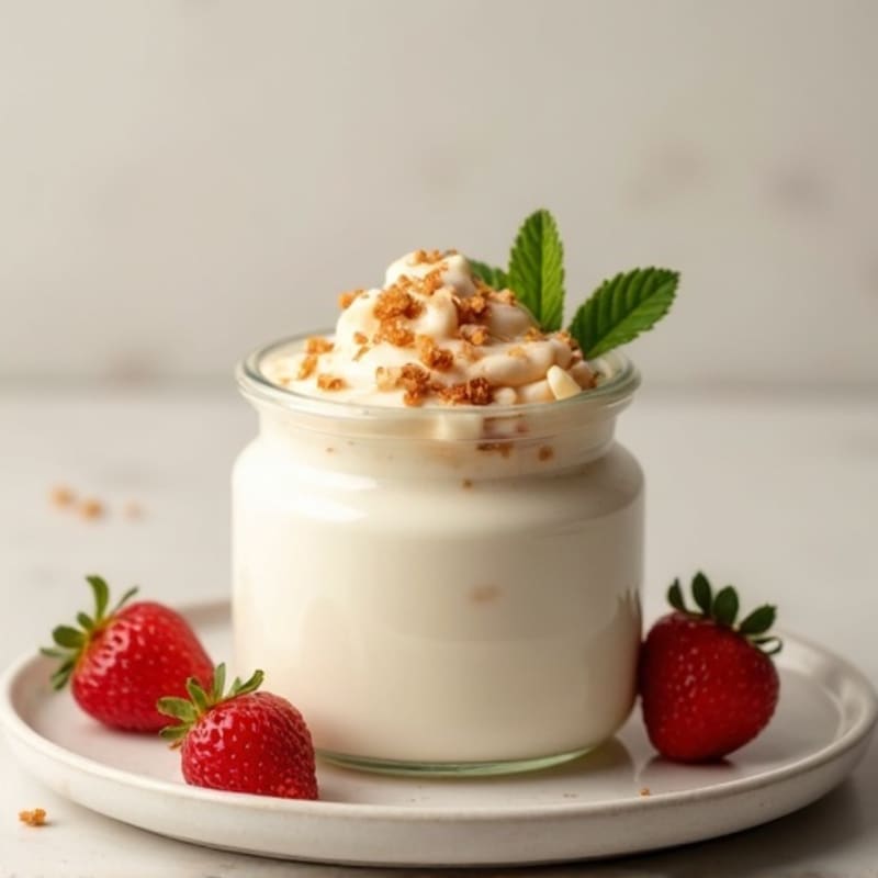 Greek Yogurt Protein Mousse with Almond Butter