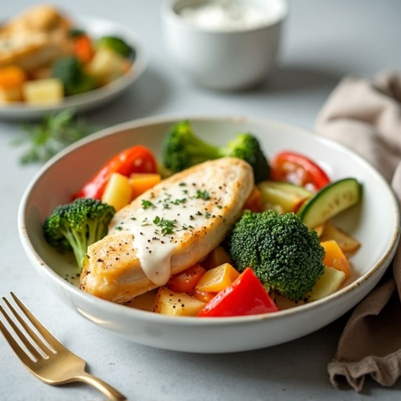 Creamy Chicken and Vegetable Bake