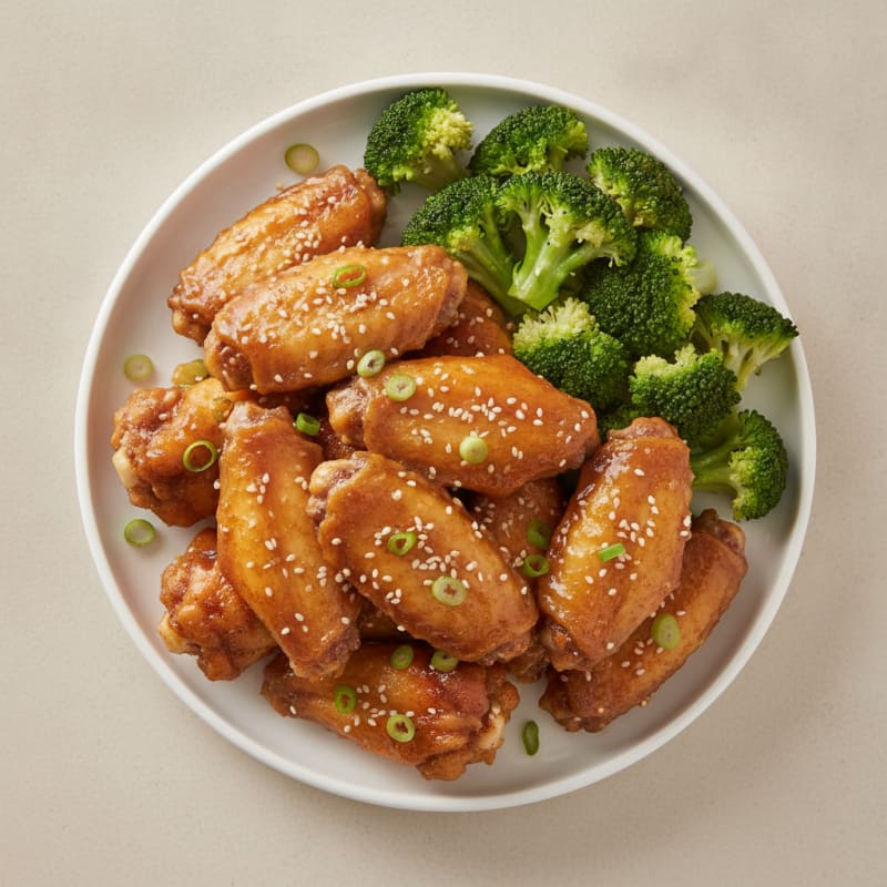 Honey-Garlic Baked Chicken Wings