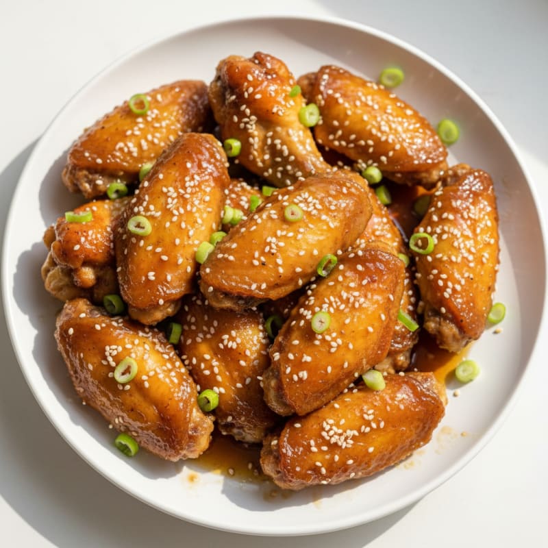 Honey-Garlic Glazed Chicken Wings