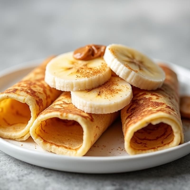 Protein-Packed Almond Butter Banana Crepes