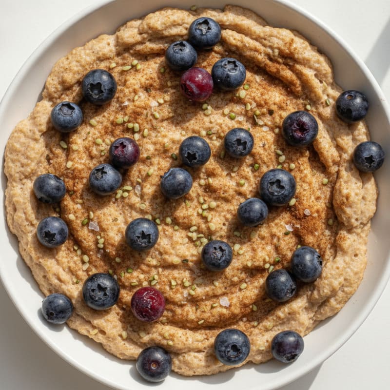 Warm Berry Oat Porridge
