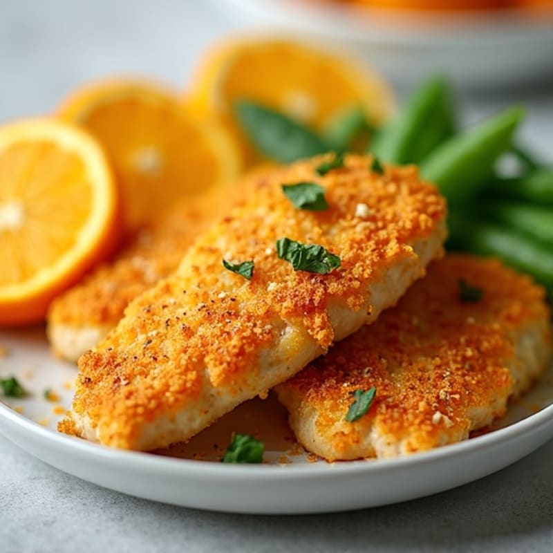 Crispy Baked Orange Chicken