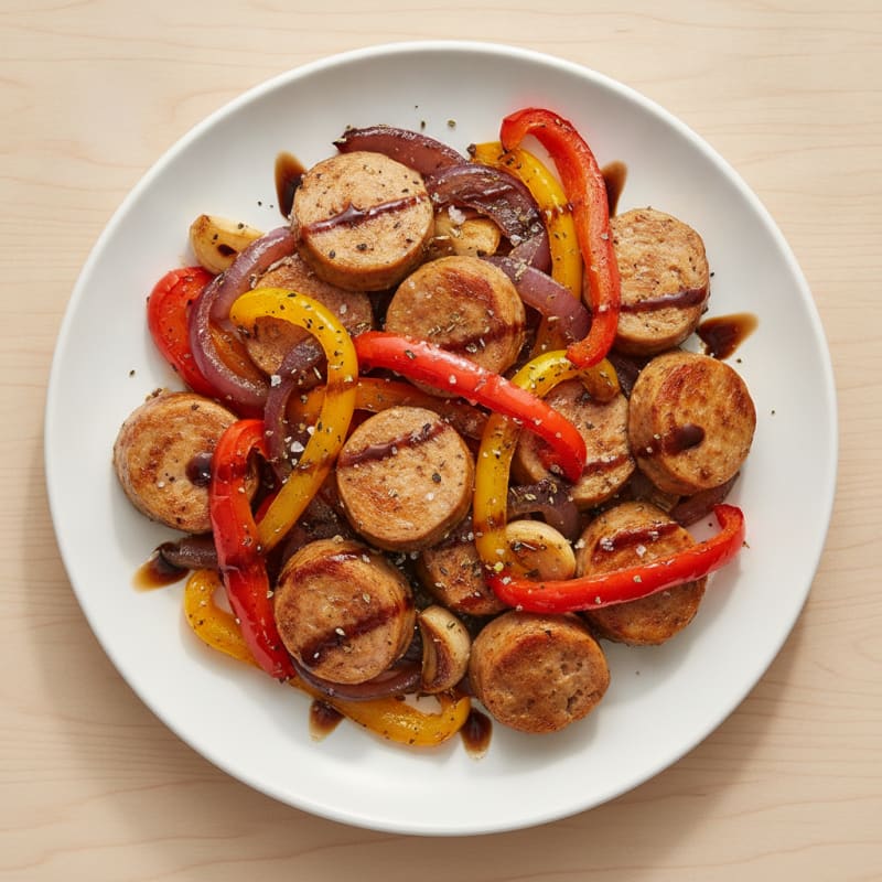 Chicken Sausage with Peppers and Onions