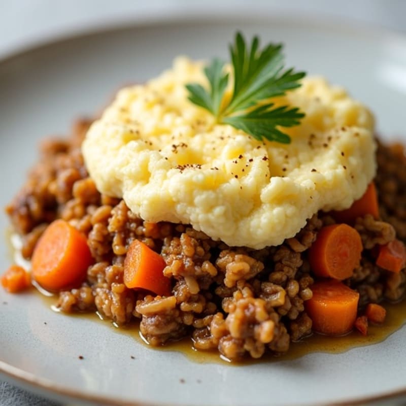 Protein-Packed Shepherd's Pie with Cauliflower Mash