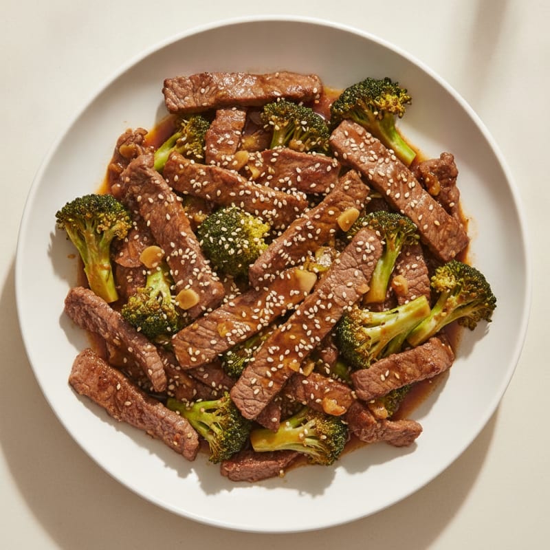 Sesame Beef & Broccoli Stir-Fry