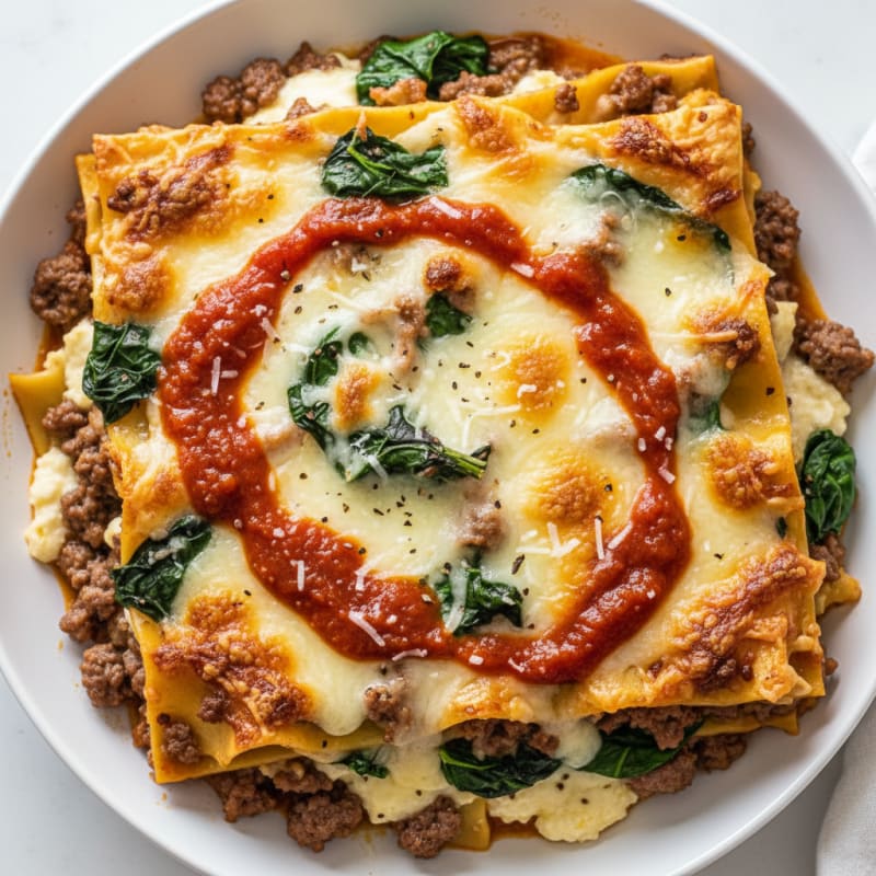 Creamy Classic Lasagna Bake