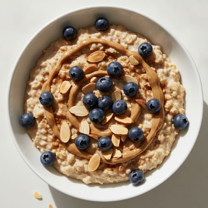 Blueberry Almond Oatmeal Bowl