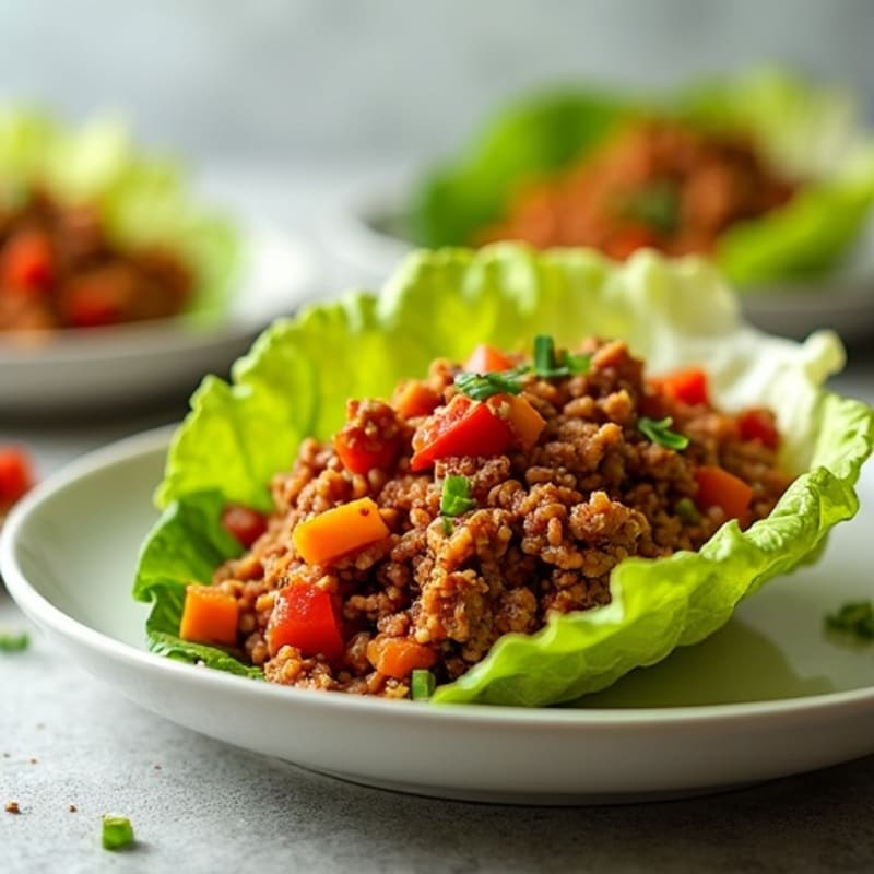 Hearty Lean Ground Turkey Sloppy Joe Lettuce Wraps