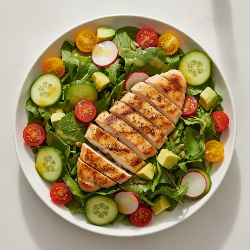 Vibrant Garden Green Salad