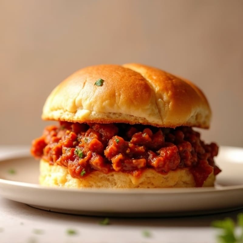 Lean Turkey Sloppy Joe Sliders with Sweet Potato Buns