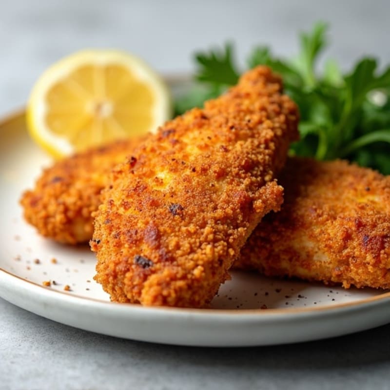Crispy Almond-Flour Oven-Fried Chicken