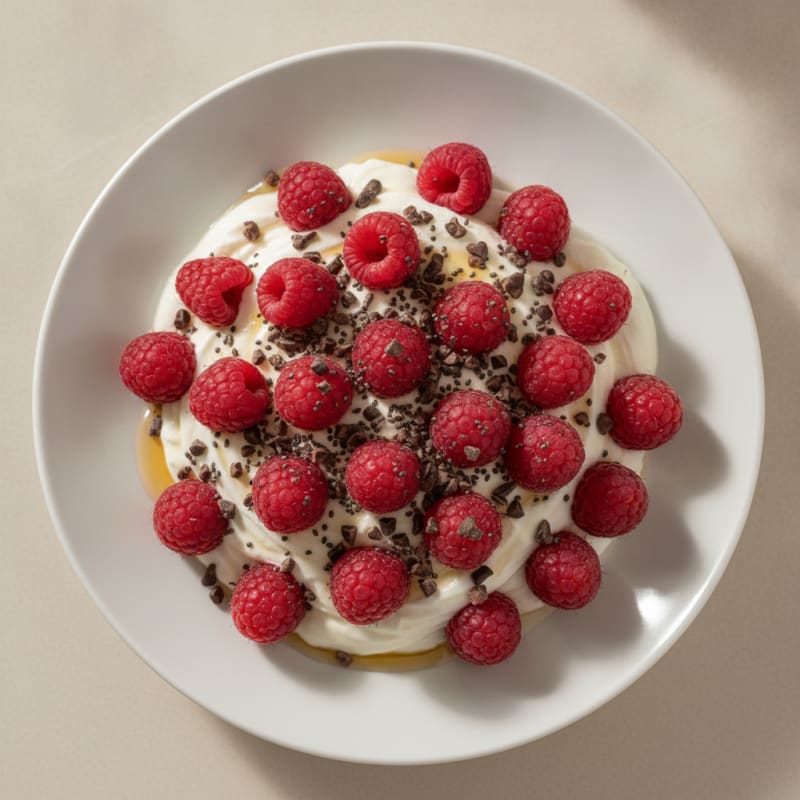 Silky Greek Yogurt Protein Mousse with Berries