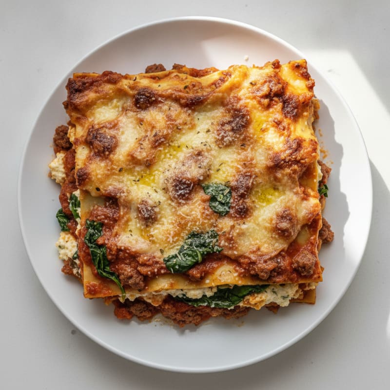 Classic Beef and Ricotta Lasagna Bake