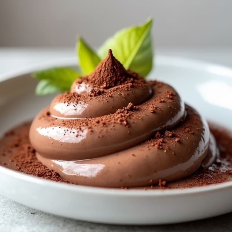 Silky Chocolate Protein Pudding with Greek Yogurt