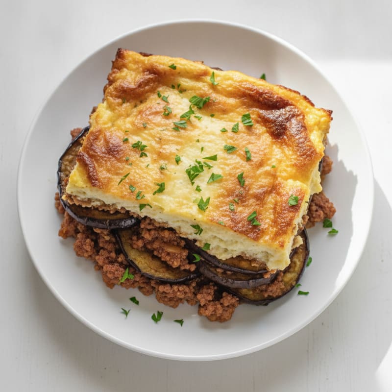 Classic Beef and Eggplant Moussaka
