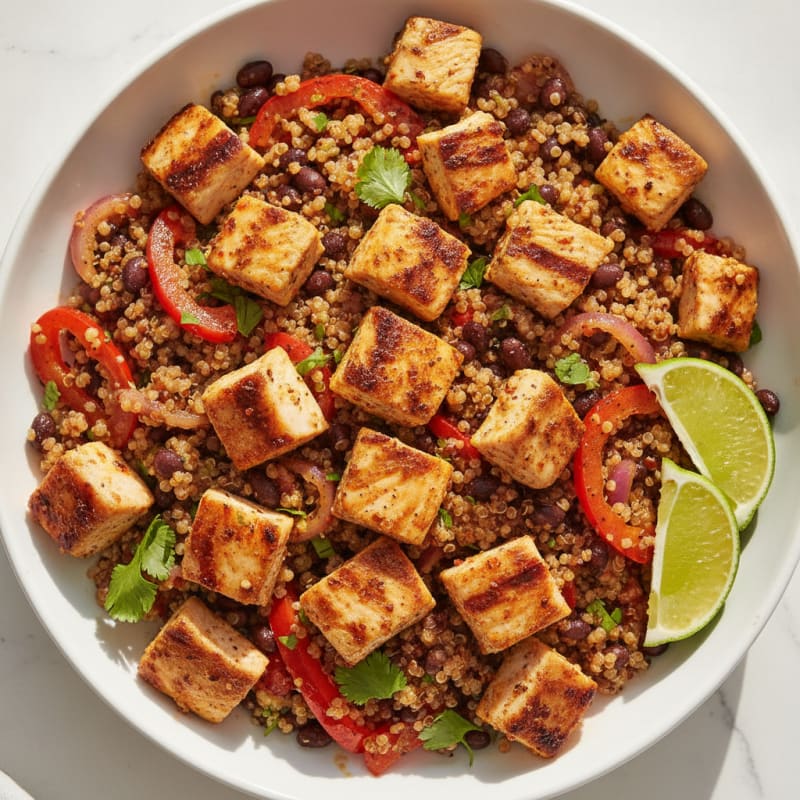 Spicy Chicken and Quinoa Power Bowl