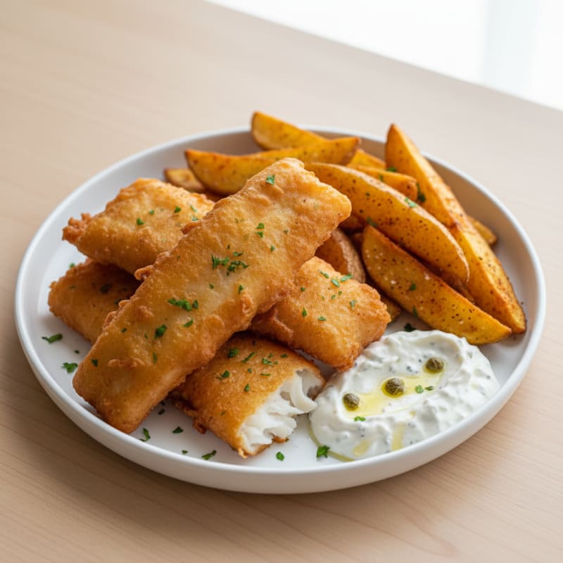 Classic Beer-Battered Fish and Chips
